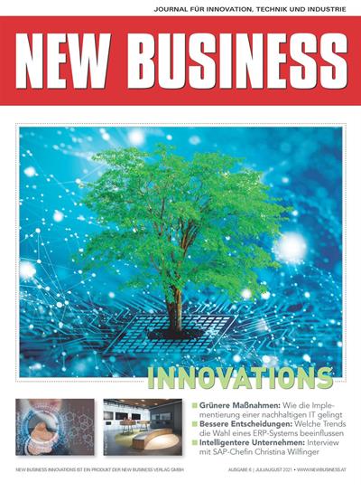 Cover: NEW BUSINESS Innovations - NR.6, JULI/AUGUST 2021