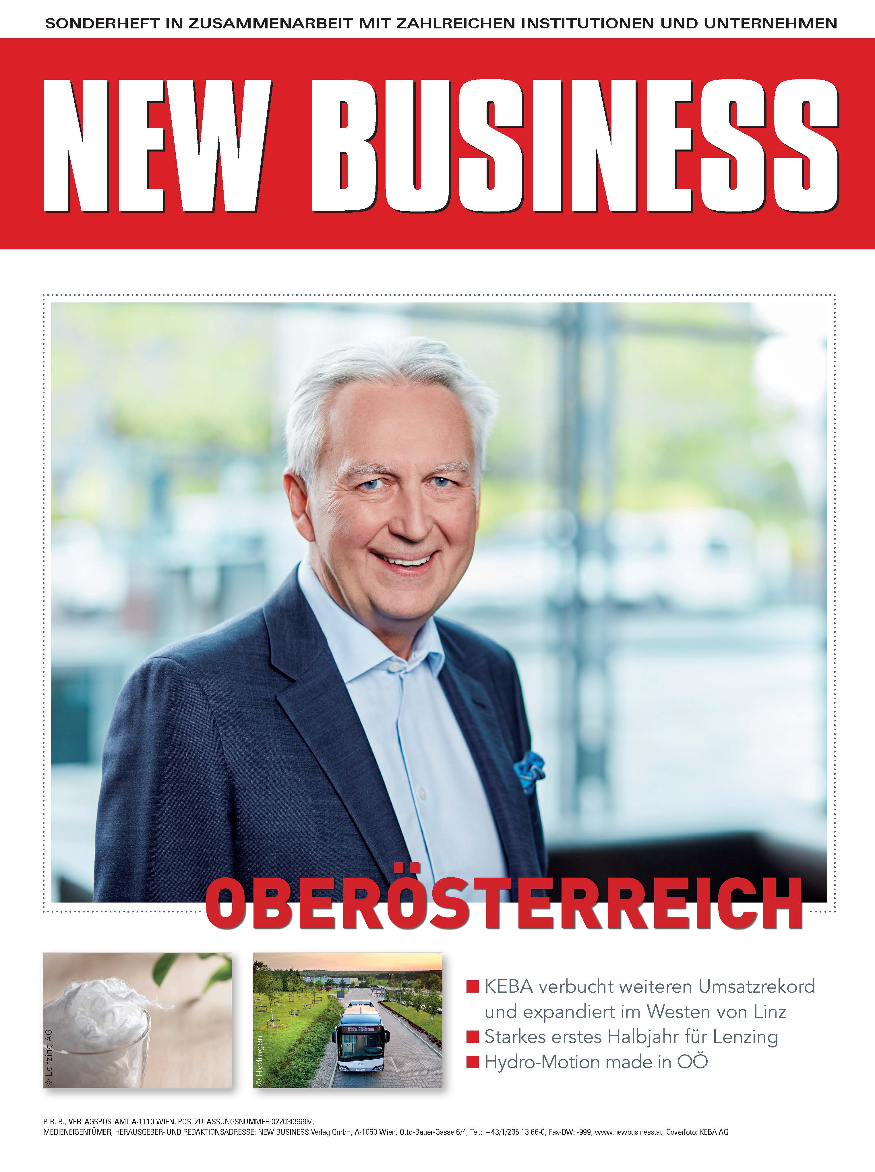 Cover: NEW BUSINESS Bundeslandspecial - OBERÖSTERREICH 2021