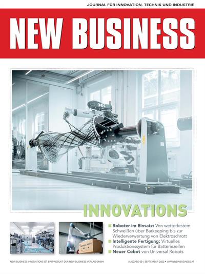 Cover: NEW BUSINESS Innovations - NR. 09, SEPTEMBER 2022