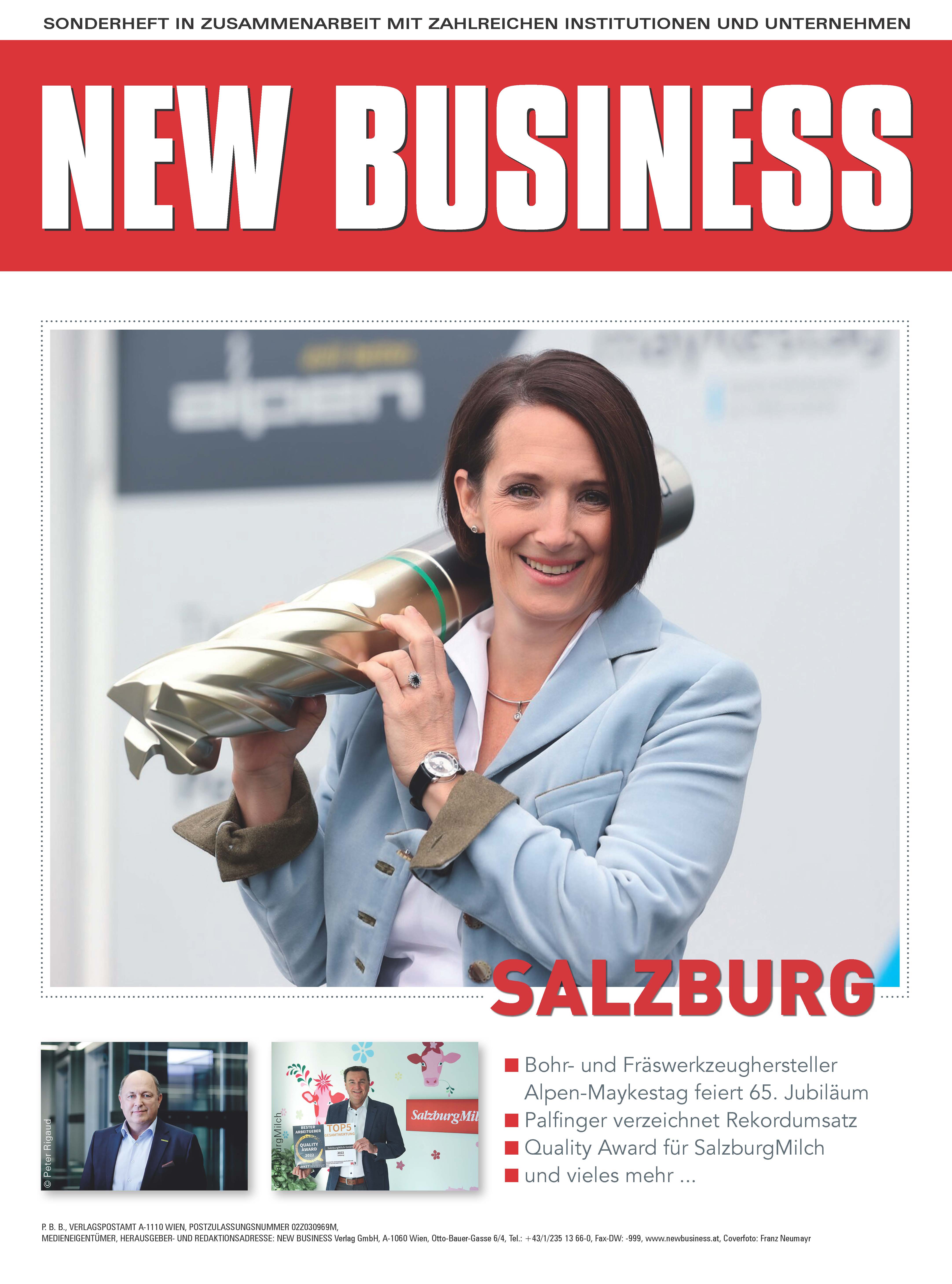 Cover: NEW BUSINESS Bundeslandspecial - SALZBURG 2022